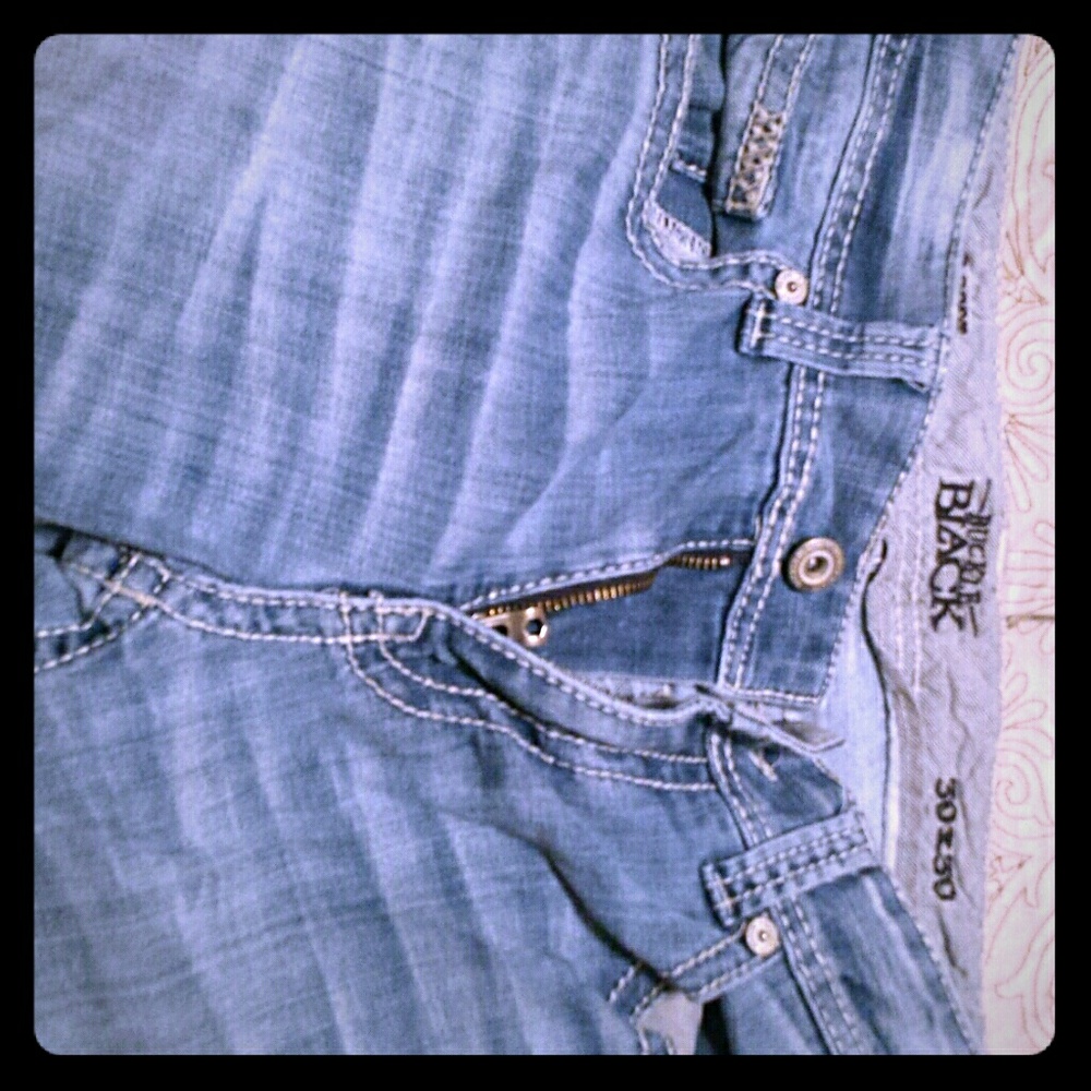 Buckle black jean